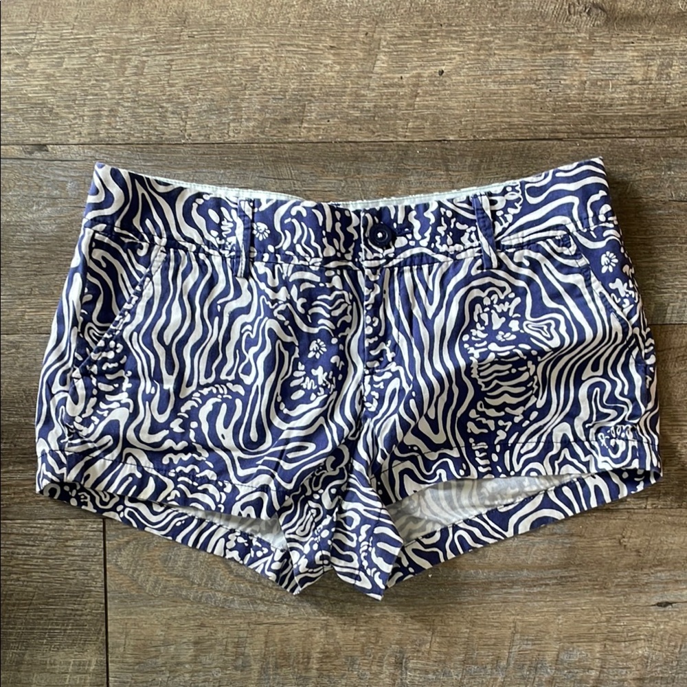Lilly Pulitzer zebra print The Walsh Shorts